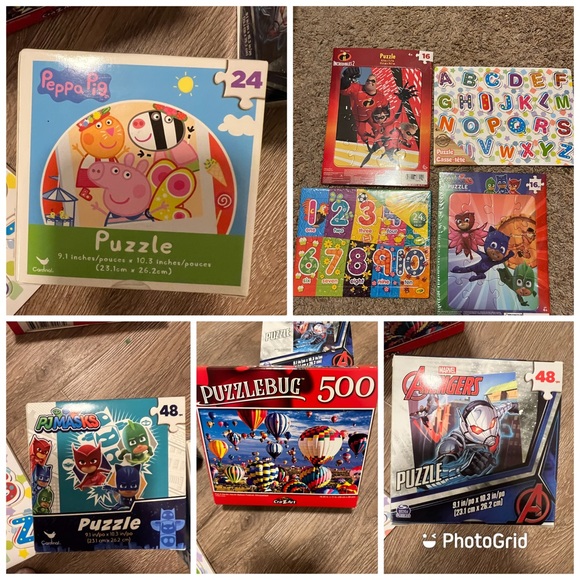 Other - ⭐️4/$10⭐️puzzle bundle of 9| NEW| Easy and difficult|